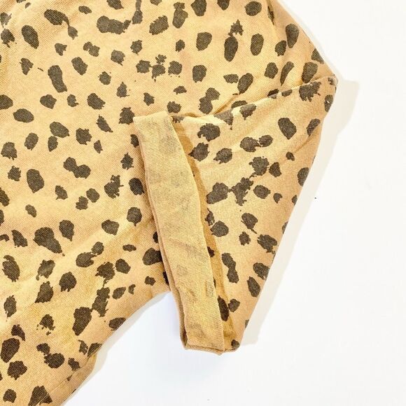 Zara girls short sleeve leopard print boxy tee 11 - Picture 4 of 4